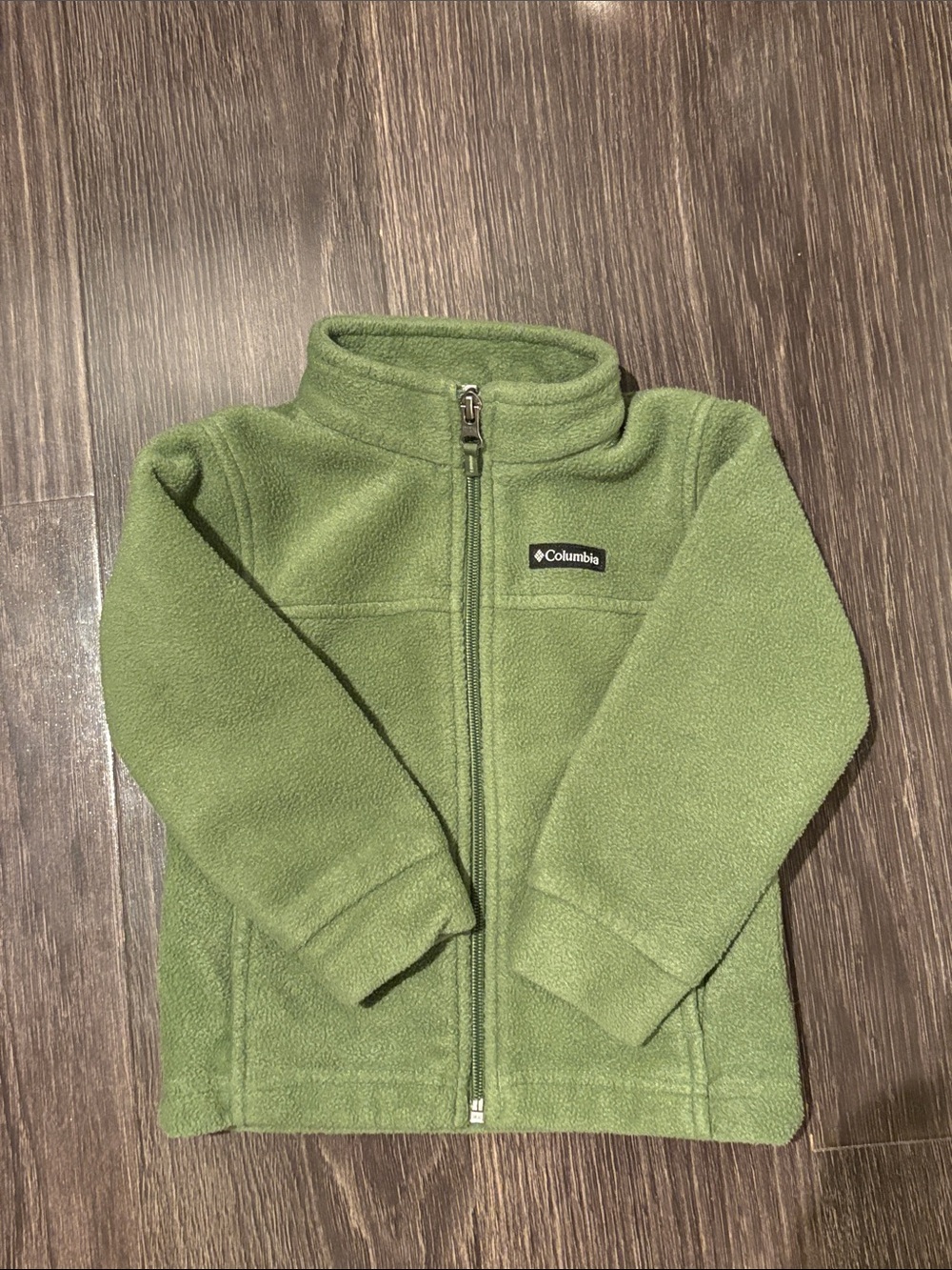 Columbia kids 3T fleece zip up green 3T